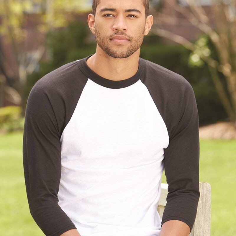 Three-Quarter Raglan Sleeve Baseball Jersey Thumbnail